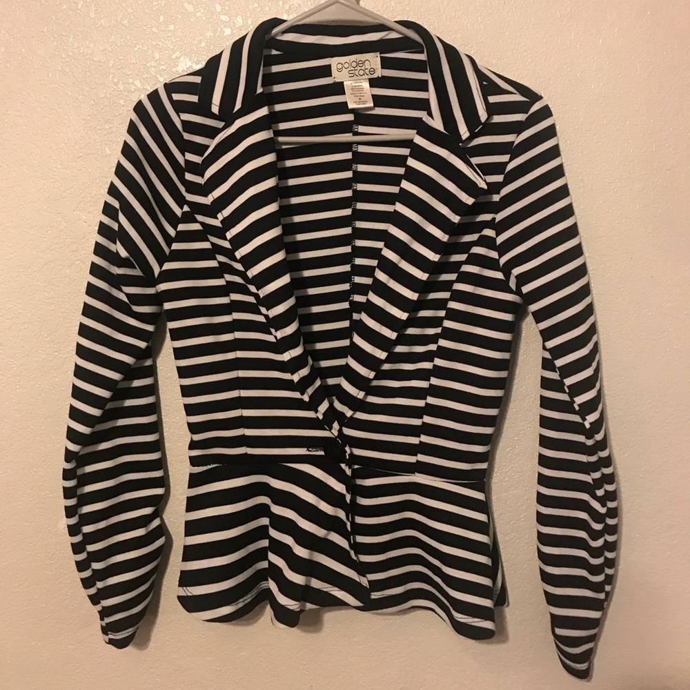 Striped Blazer